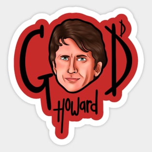 Todd Howard God Howard Sticker